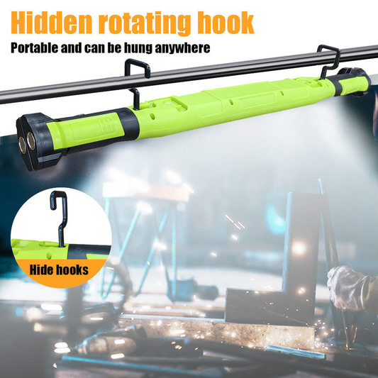 Hidden Rotating Hook Portable Work Light Hanging